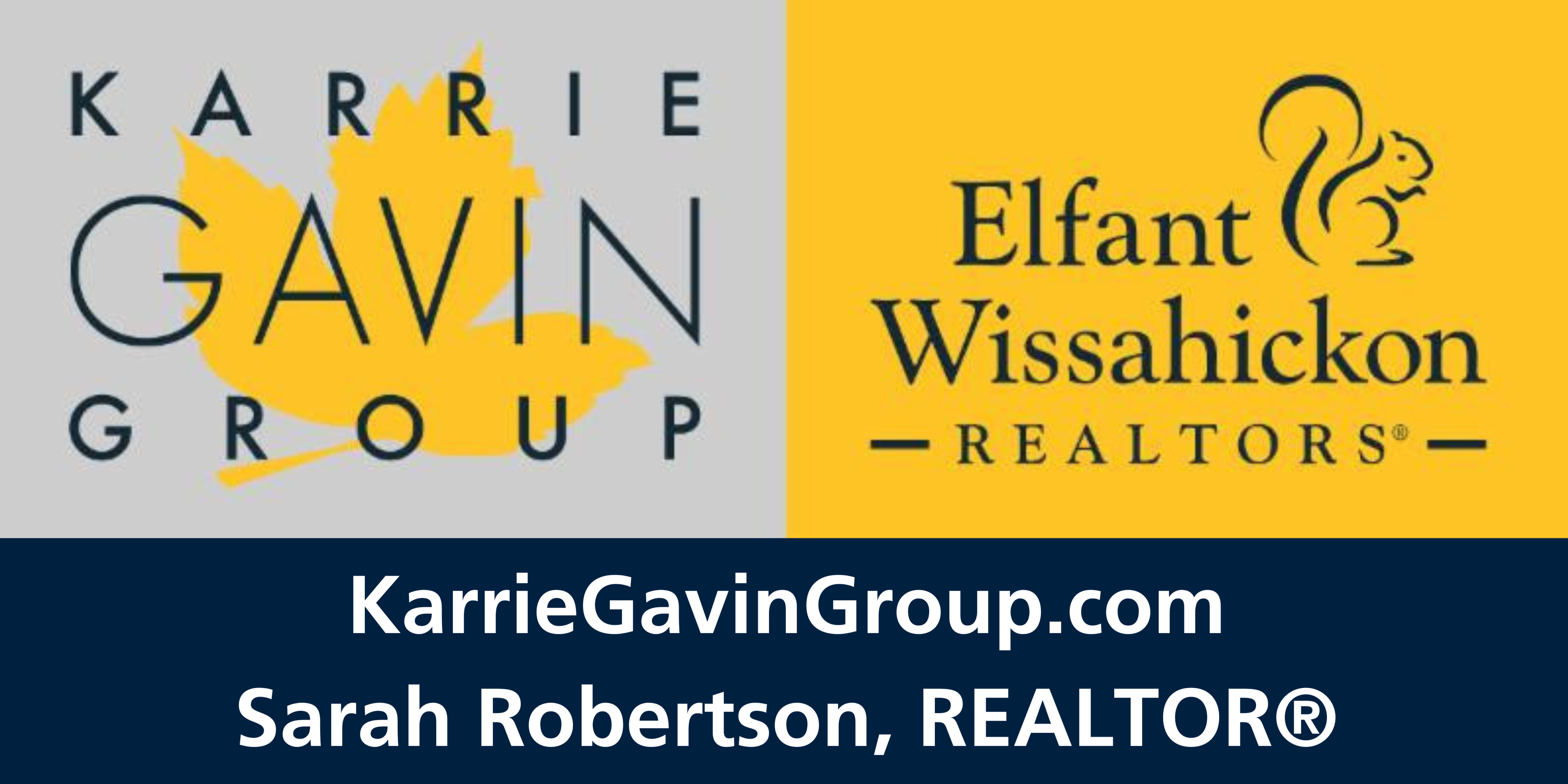 Sarah Robertson, Elfant Wissahickon Realtors logo